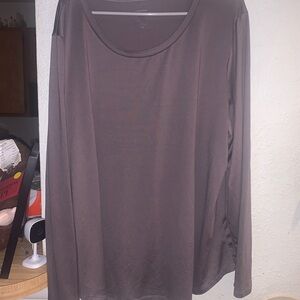 Sonoma Women's Long Sleeve Top - Dark Brown